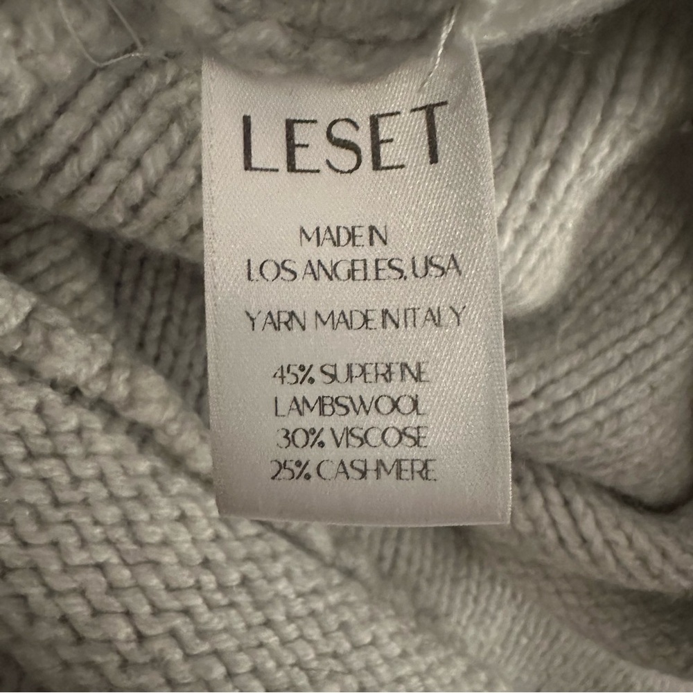 LESET Zoe Oversized Knit Sweater Top and Zoe Pants Set - Picture 5 of 11